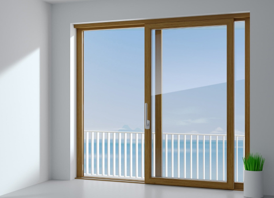 Wood sliding Patio doors