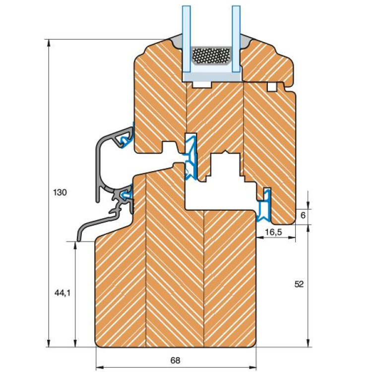 Rustikal IV 68 - profile section