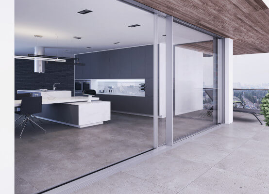 Aluminium patio door