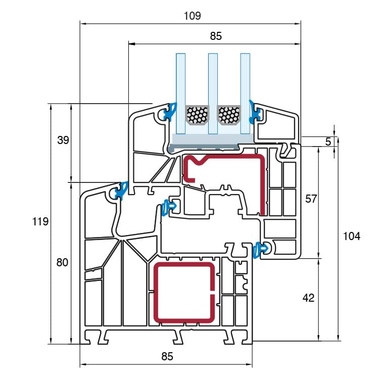 Ideal 8000 detail drawings