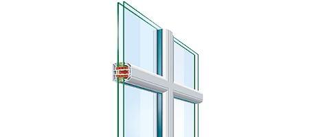 Dividing glazing bar - upvc window