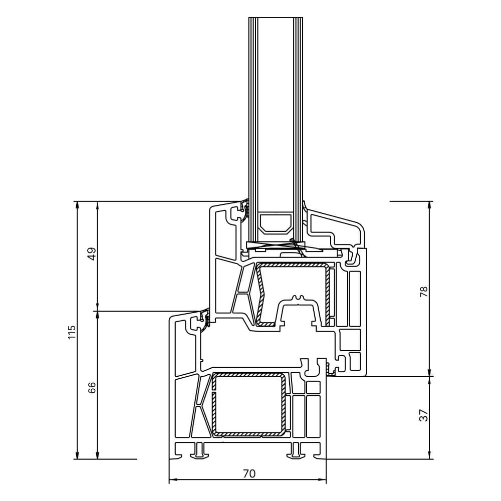 70 AD - profile section