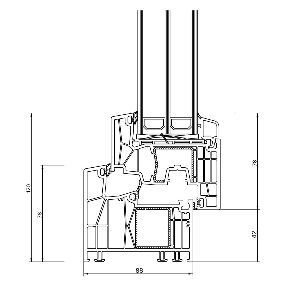 88 MD - profile section