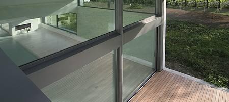 Fixed windows with aluminium profiles