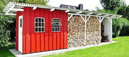 Garden shed arched window