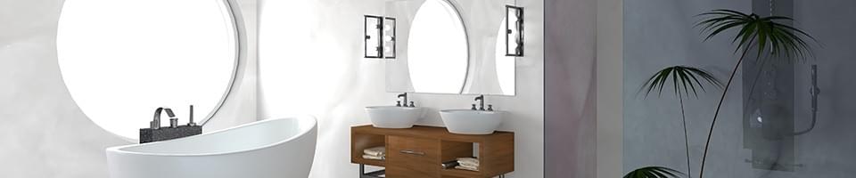 Modern bathroom interior