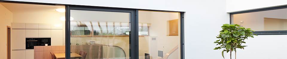 Energy efficient glazing for a french door