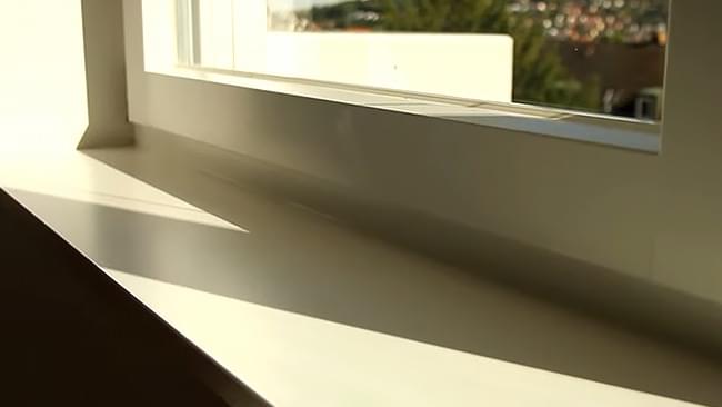 Werzalit internal window sills